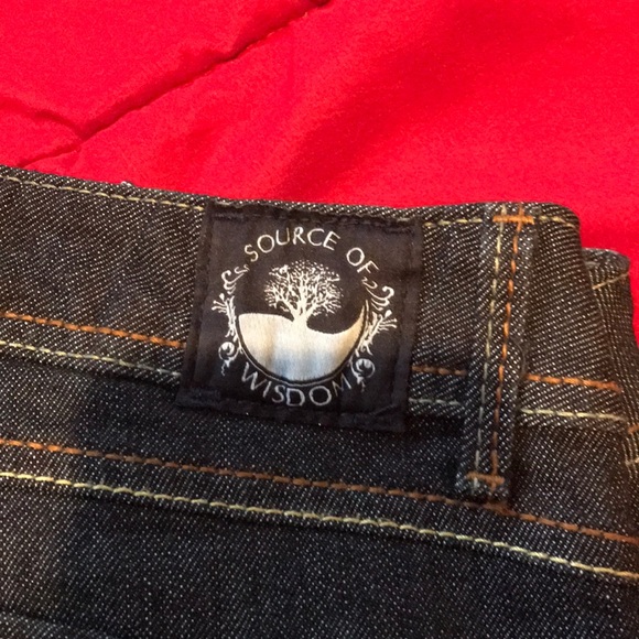 Source of wisdom jean shorts - Picture 5 of 7
